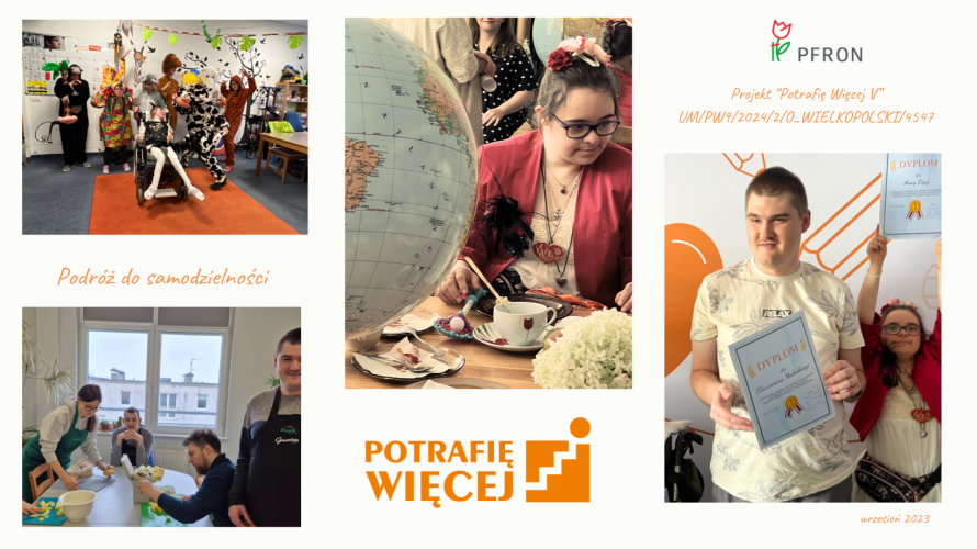 Codzienne zajęcia dla dorosłych "Podróż do samodzielności".